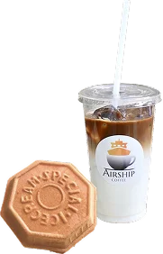 装飾：コーヒーとお菓子